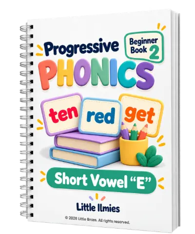 Progressive Phonics Beginner Book 2: Short Vowel E book cover