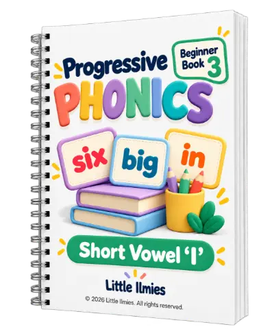Progressive Phonics Beginner Book 3: Short Vowel I book cover
