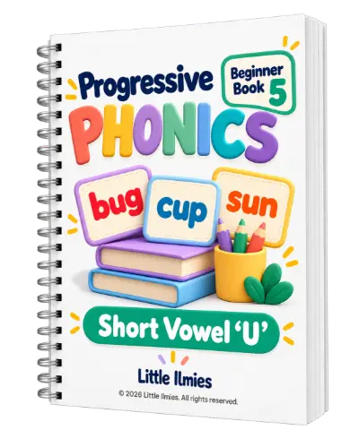 Progressive Phonics Beginner Book 5: Short Vowel U book cover