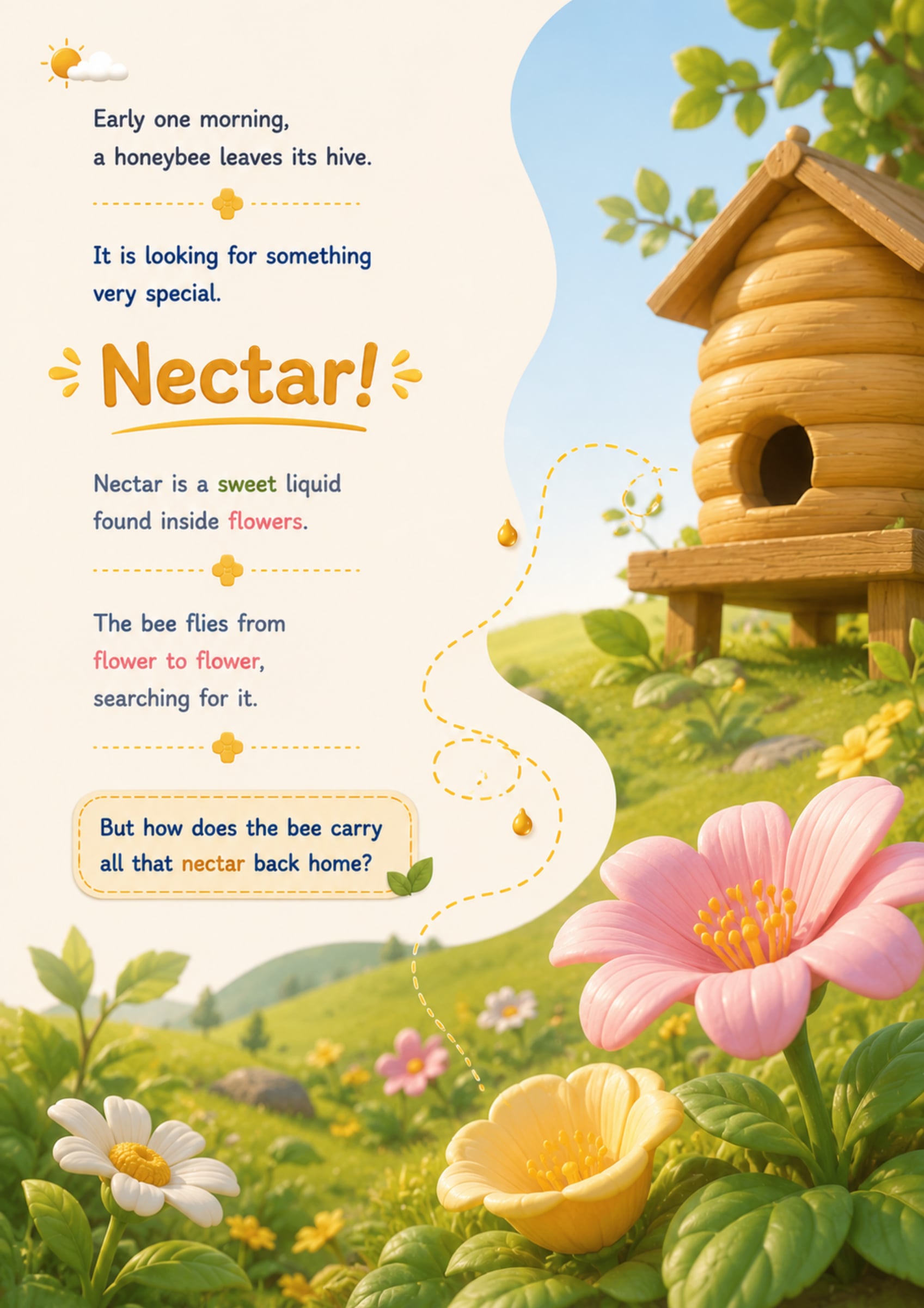 Sample page 3 of How Do Bees Make Honey?